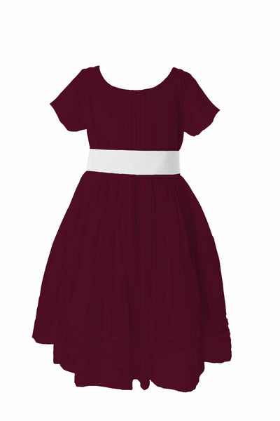 Merlot flower girl dress store