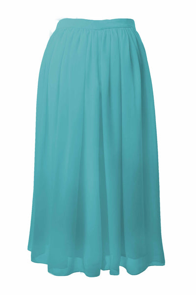 Chiffon skirt teal online