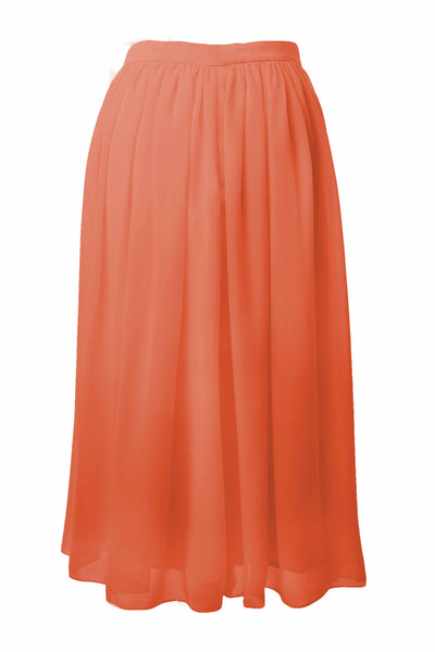 Inset shorts chiffon maxi sale skirt