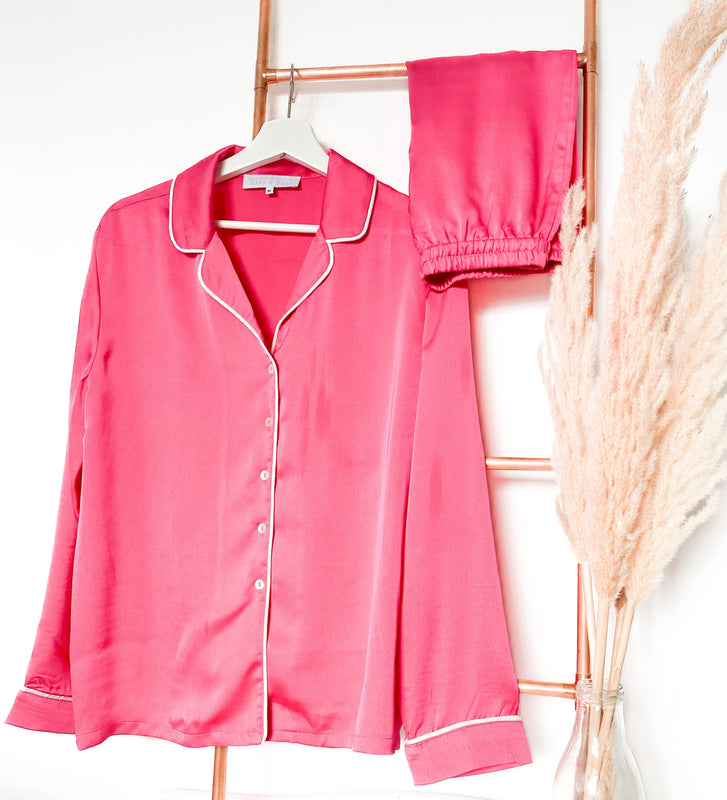 Personalised Bright Pink Pyjamas