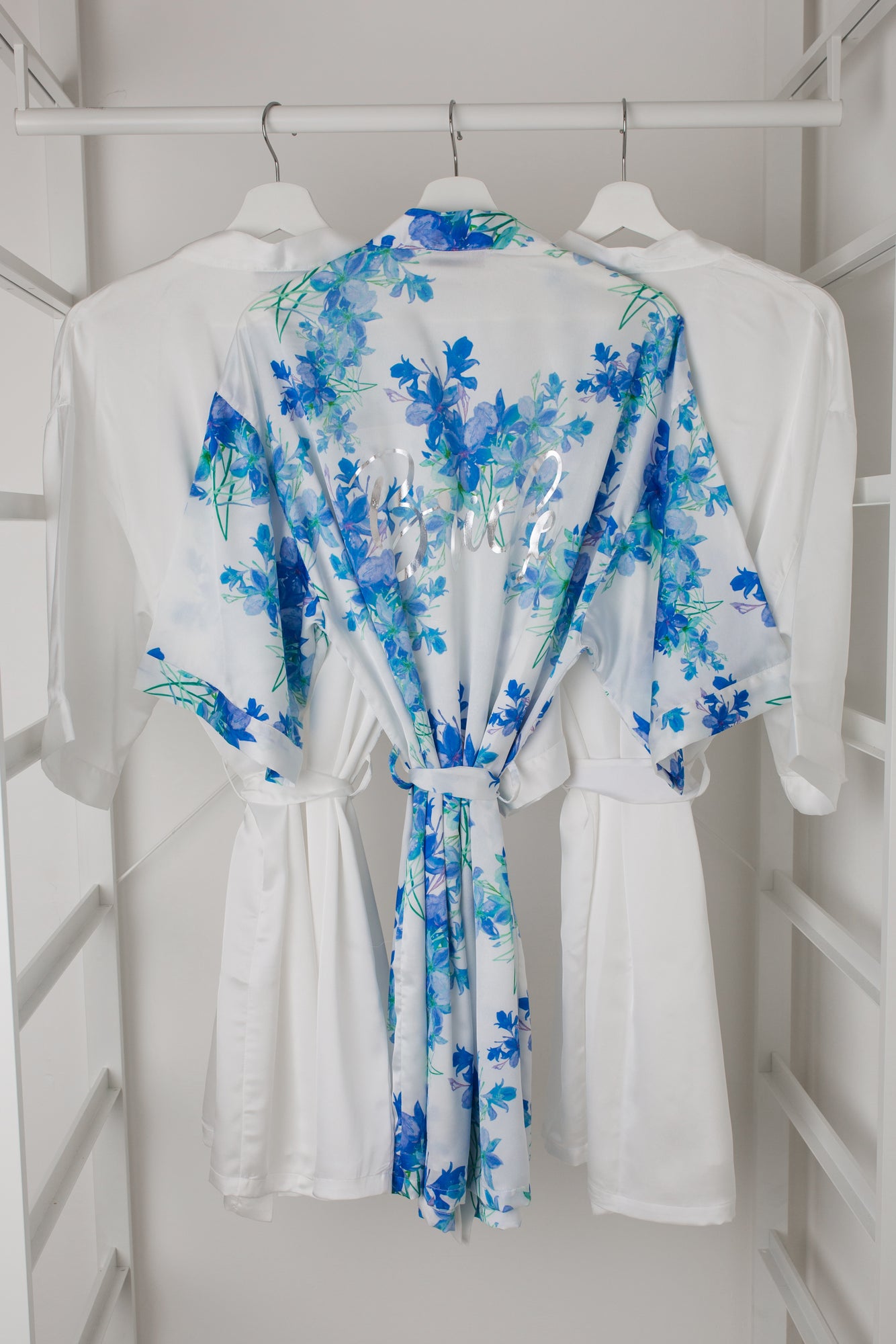 Dressing Gown Blue Floral Robe – Saff and sass