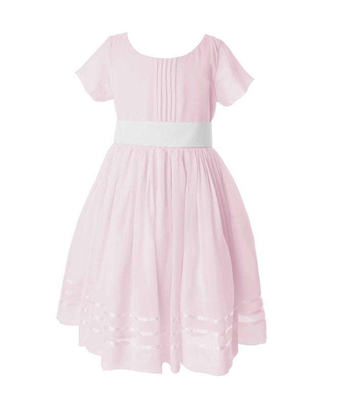 Short Sleeve Flower Girl Dress